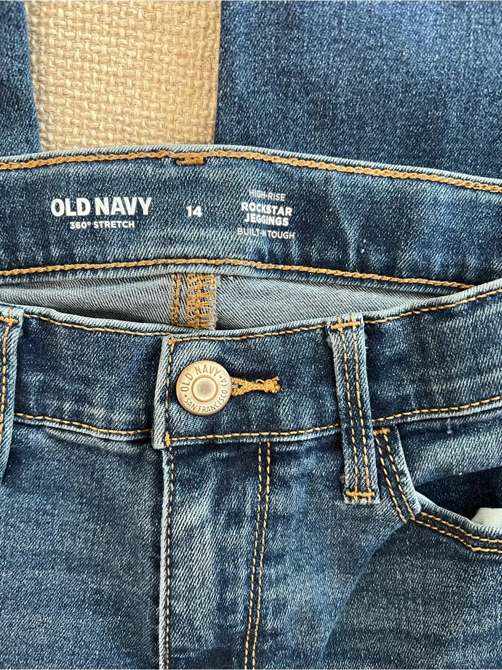 Girls Old Navy Dark Blue Skinny Jeans -